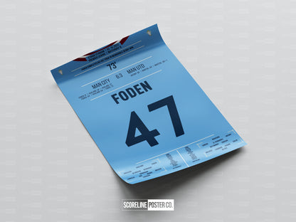 Phil Foden Shirt Poster