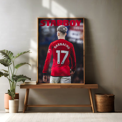 Alejandro Garnacho 'Starboy' Poster