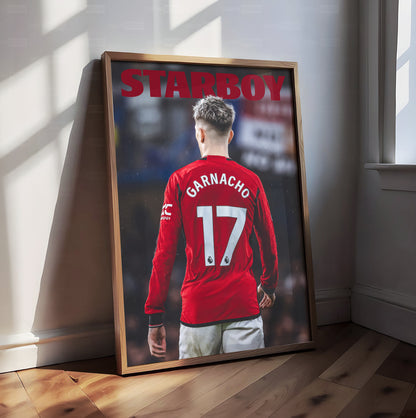 Alejandro Garnacho 'Starboy' Poster