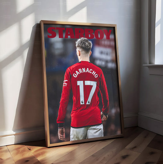 Alejandro Garnacho 'Starboy' Poster