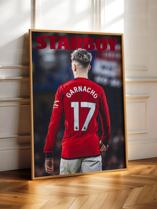 Alejandro Garnacho 'Starboy' Poster