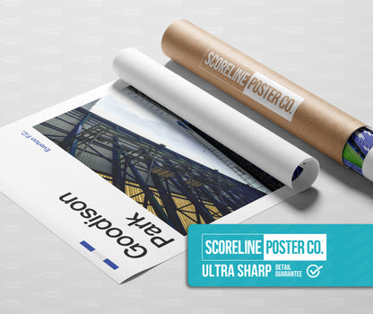 Everton Goodison Park Stadium Poster
