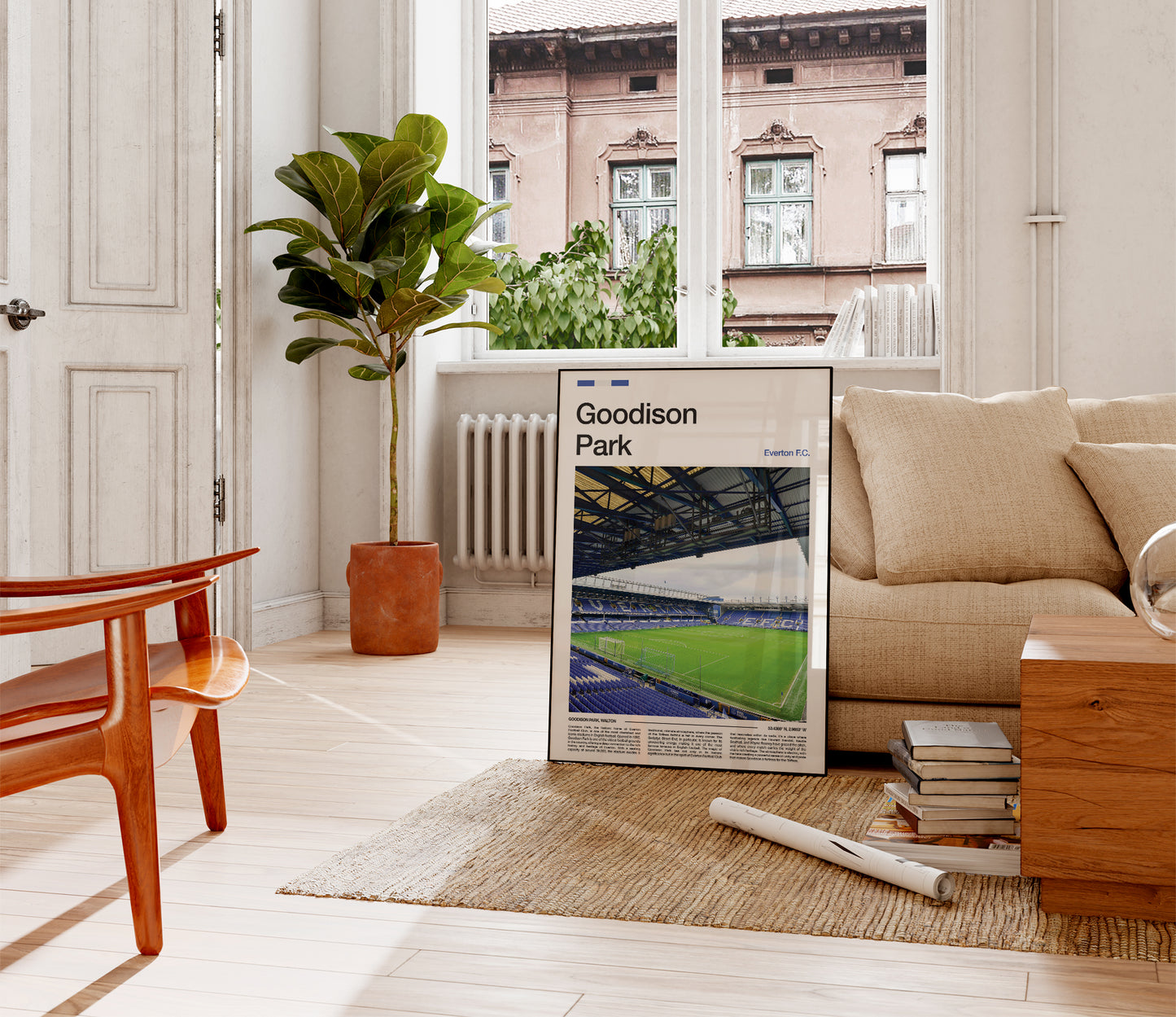 Everton Goodison Park Stadium Poster