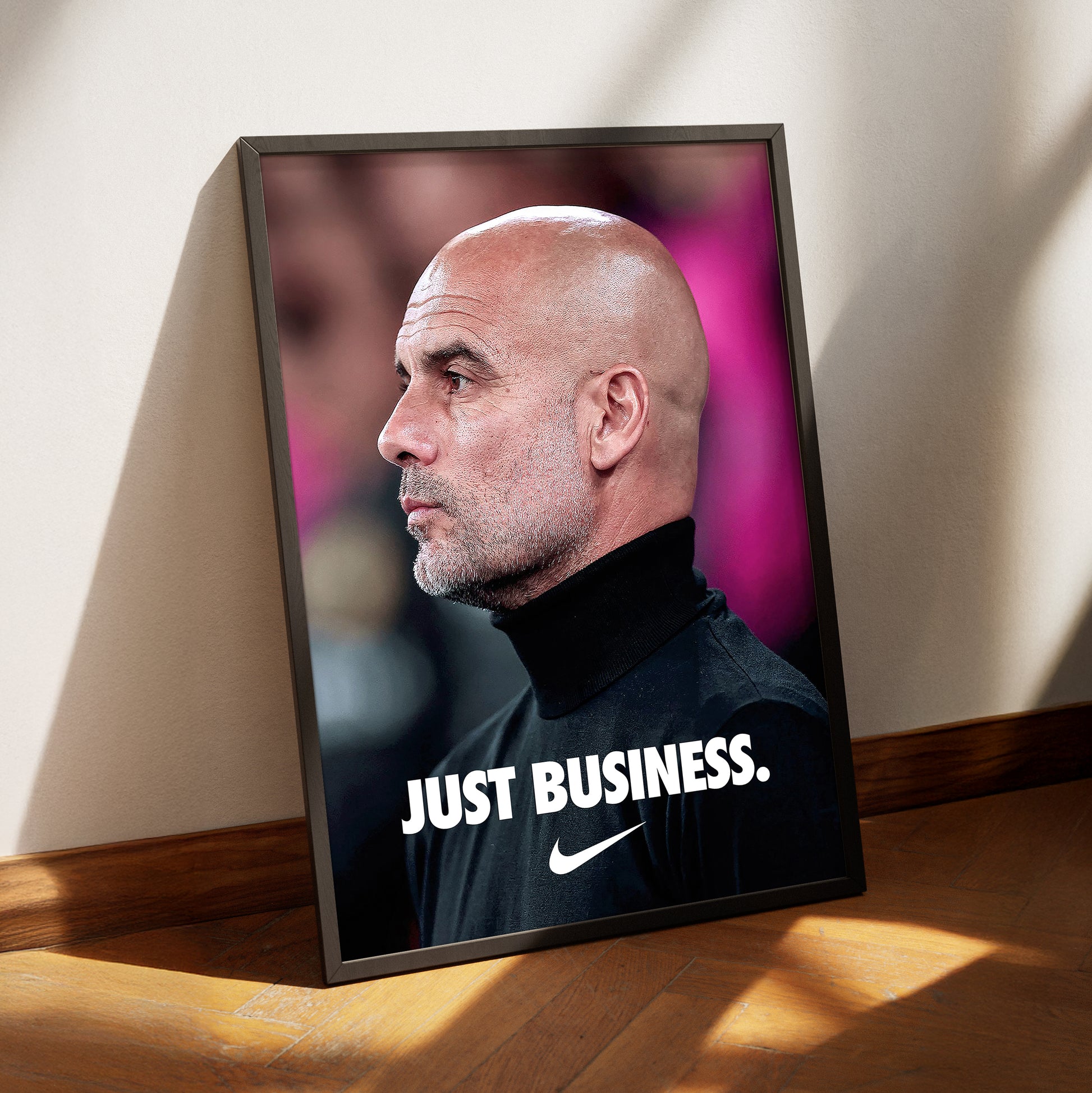 Pep Guardiola 'Just Business' Poster