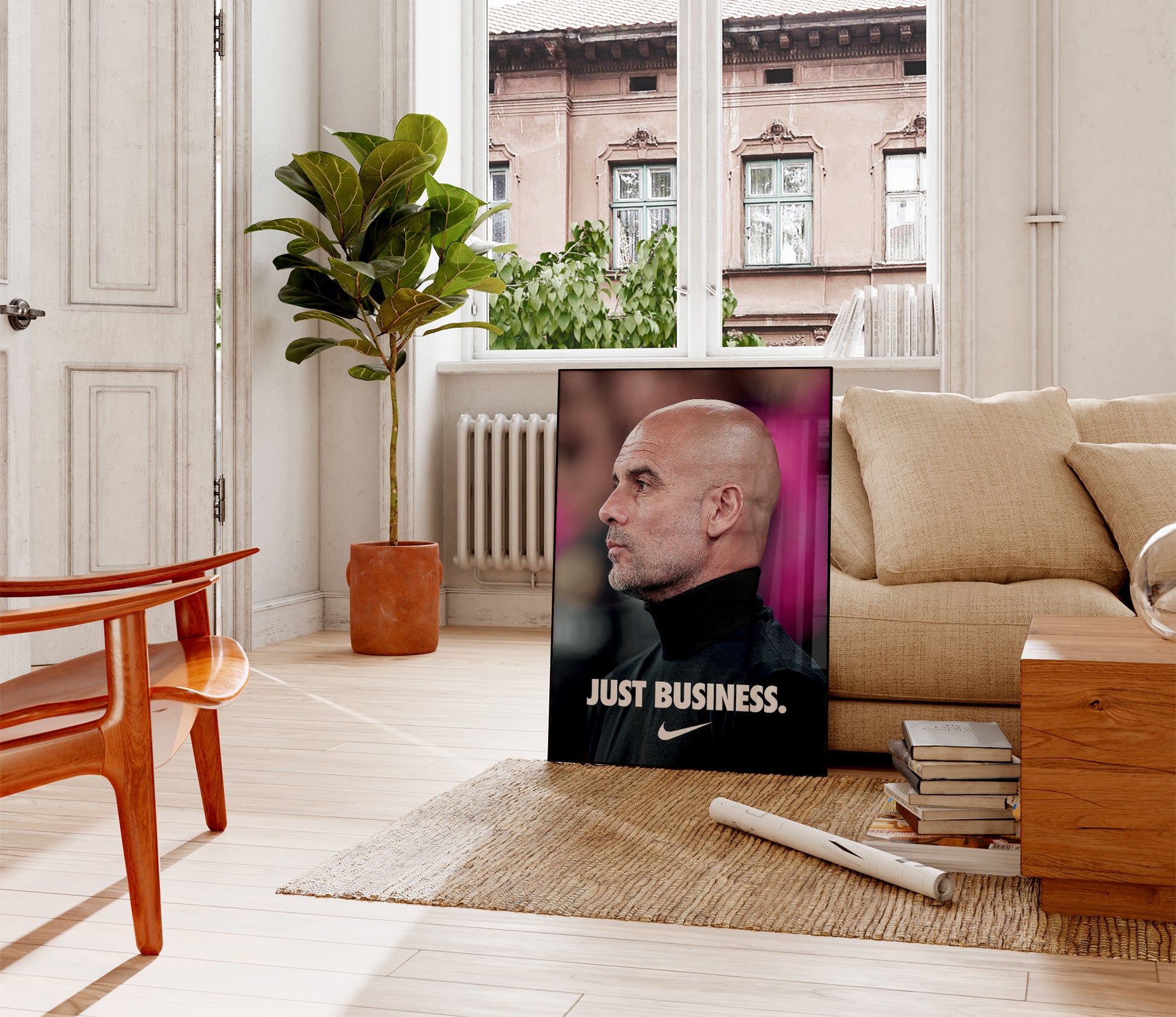 Pep Guardiola 'Just Business' Poster