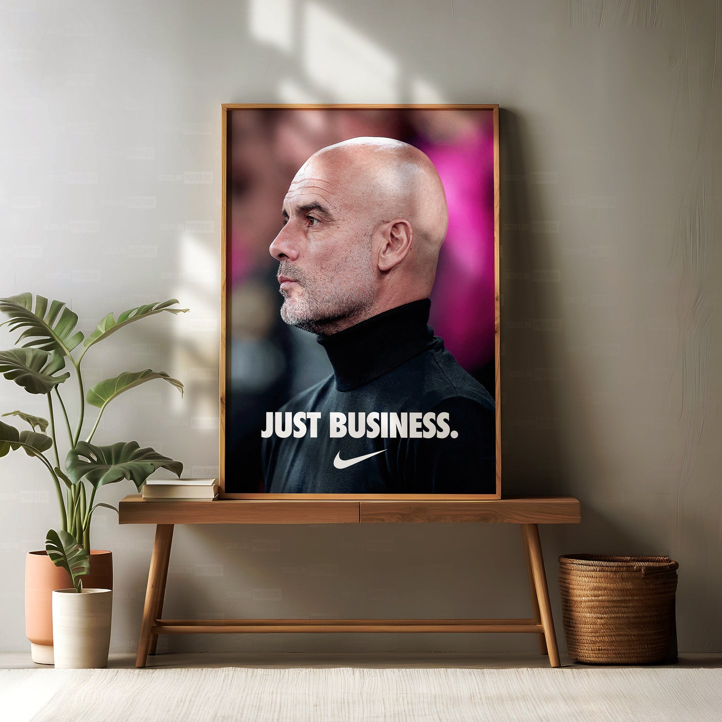 Pep Guardiola 'Just Business' Poster