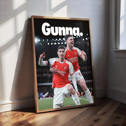 Declan Rice &  Kai Havertz 'Gunna' Poster