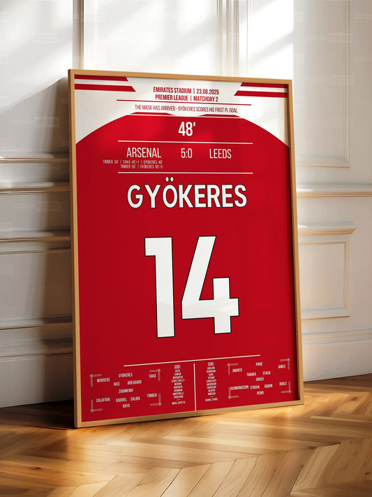 Viktor Gyokeres Shirt Poster