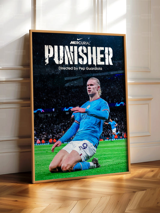 Erling Haaland 'Punisher' Poster