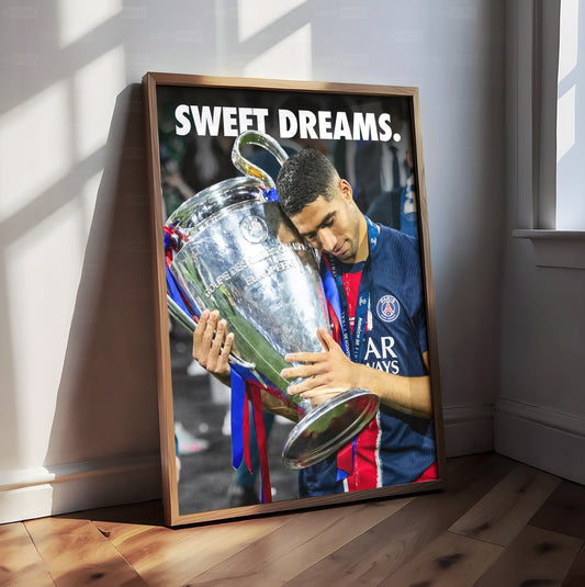 Achraf Hakimi 'Sweet Dreams' Poster