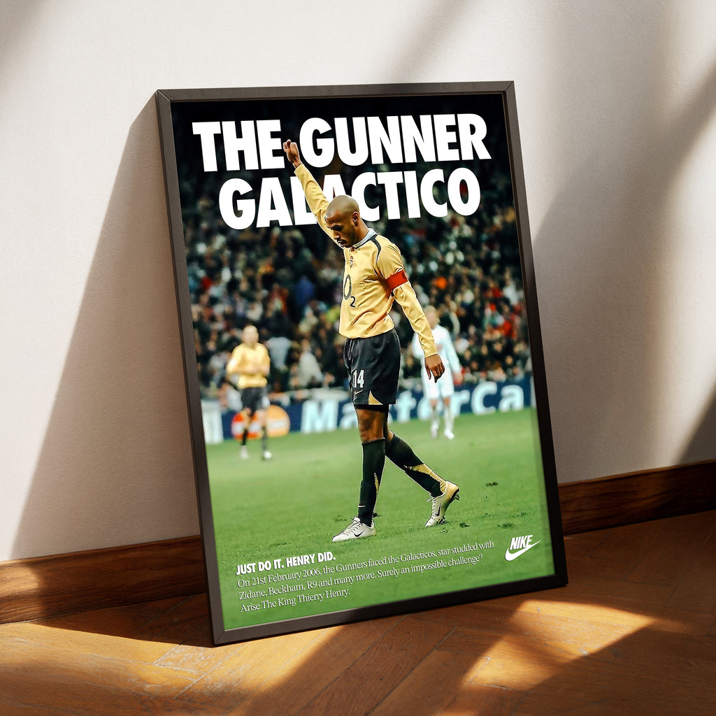 Thierry Henry 'Gunner Galactico' Poster