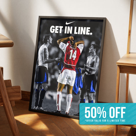 Thierry Henry 'Get In Line' Poster