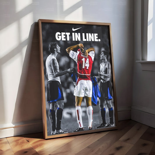 Thierry Henry 'Get In Line' Poster