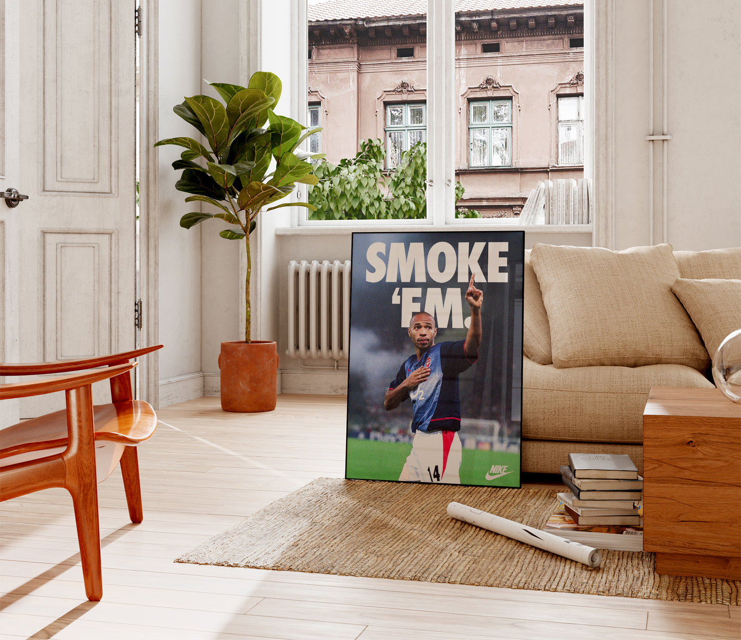 Thierry Henry 'Smoke 'Em' Poster