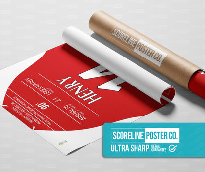 Thierry Henry Shirt Poster