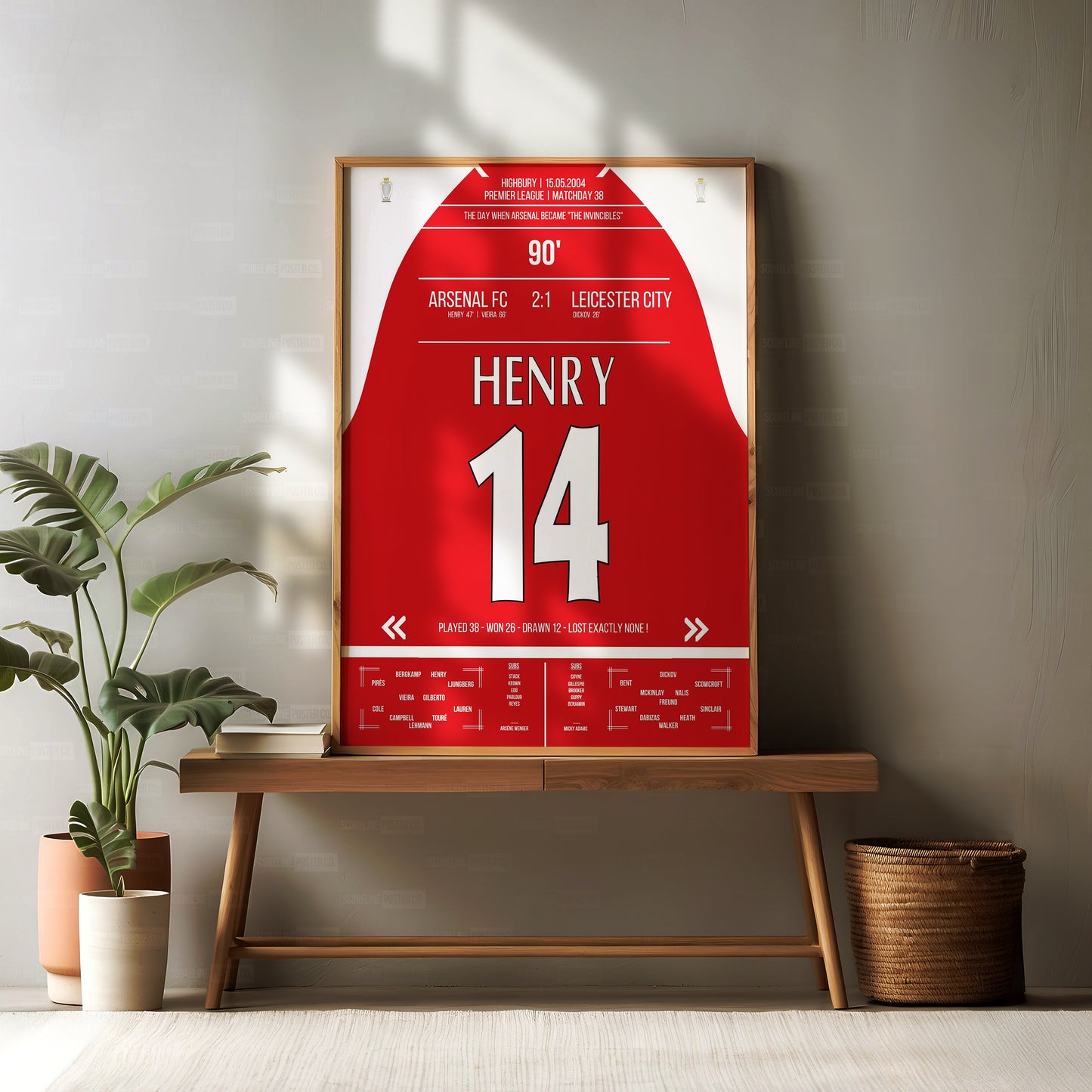 Thierry Henry Shirt Poster