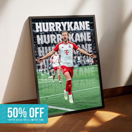 Harry Kane 'HurryKane' Poster