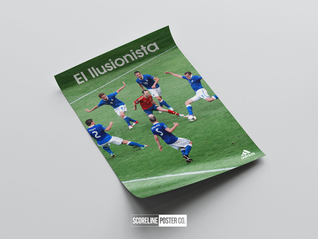 Andres Iniesta 'El Illusionista' Poster