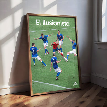 Andres Iniesta 'El Illusionista' Poster
