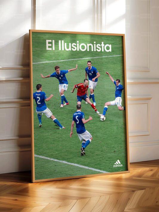 Andres Iniesta 'El Illusionista' Poster