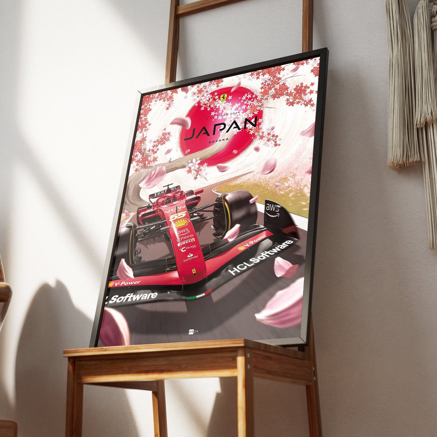 Japanese Grand Prix 2024 F1 Poster