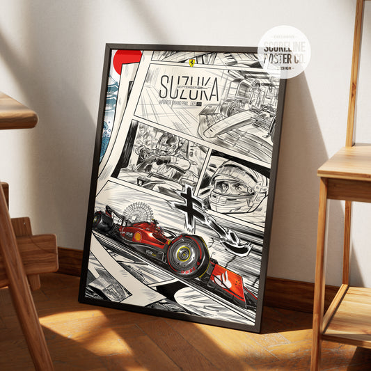 Japanese Grand Prix 2023 F1 Poster