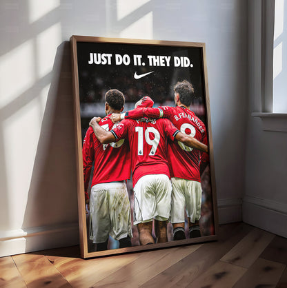 Bruno Fernandes, Amad Diallo, Bryan Mbeumo Poster