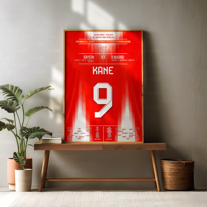 Harry Kane Shirt Poster
