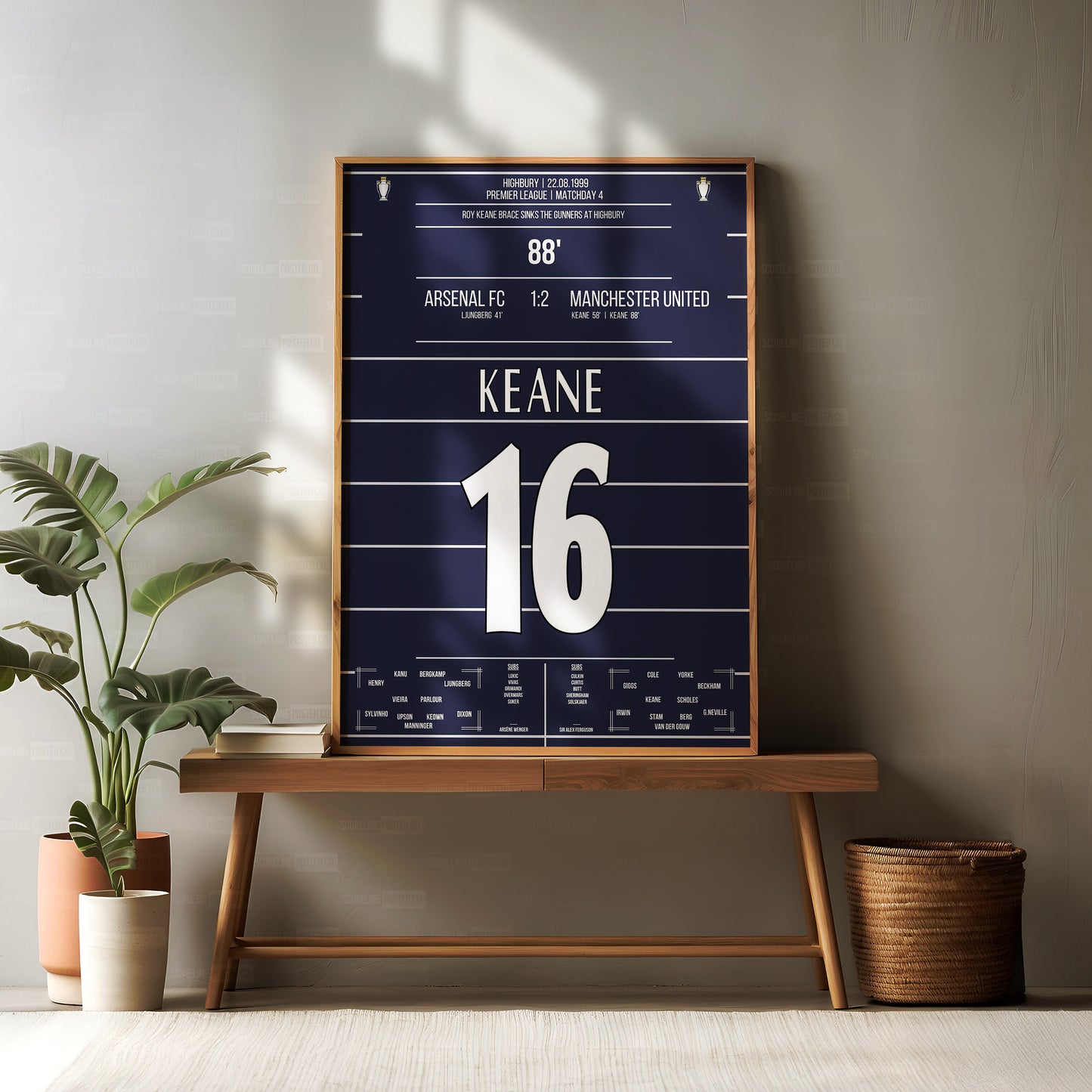 Roy Keane Shirt Poster
