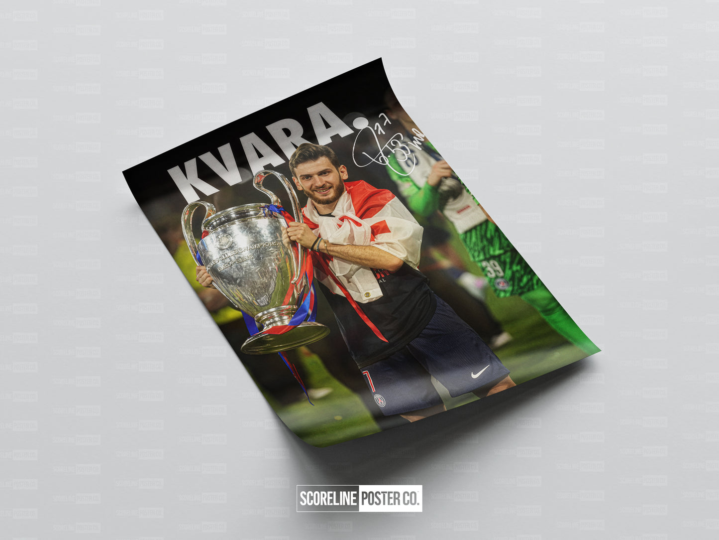 Khvicha Kvaratskhelia Poster