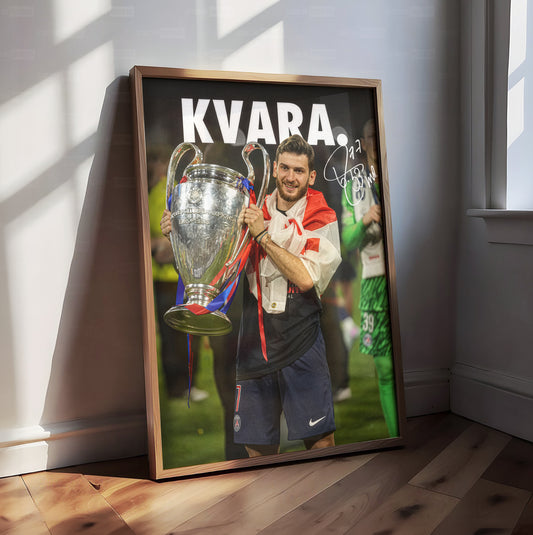 Khvicha Kvaratskhelia Poster