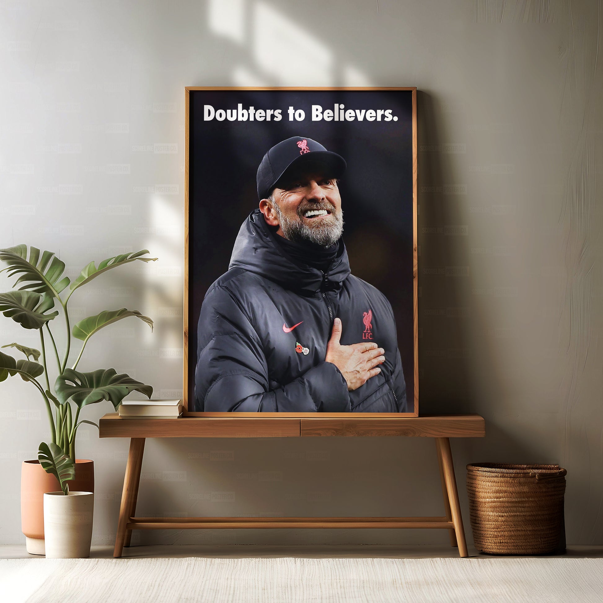 Jurgen Klopp 'Doubters To Believers' Poster