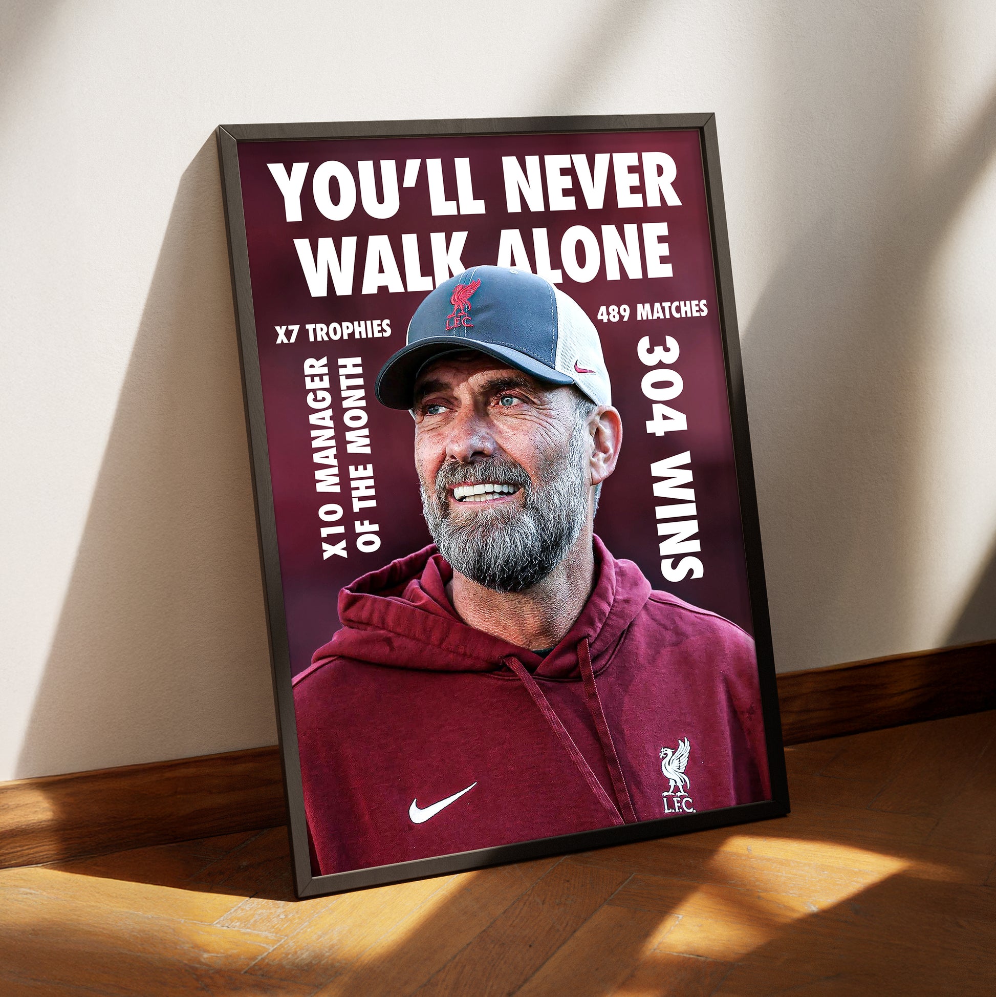 Jurgen Klopp 'Stats' Poster