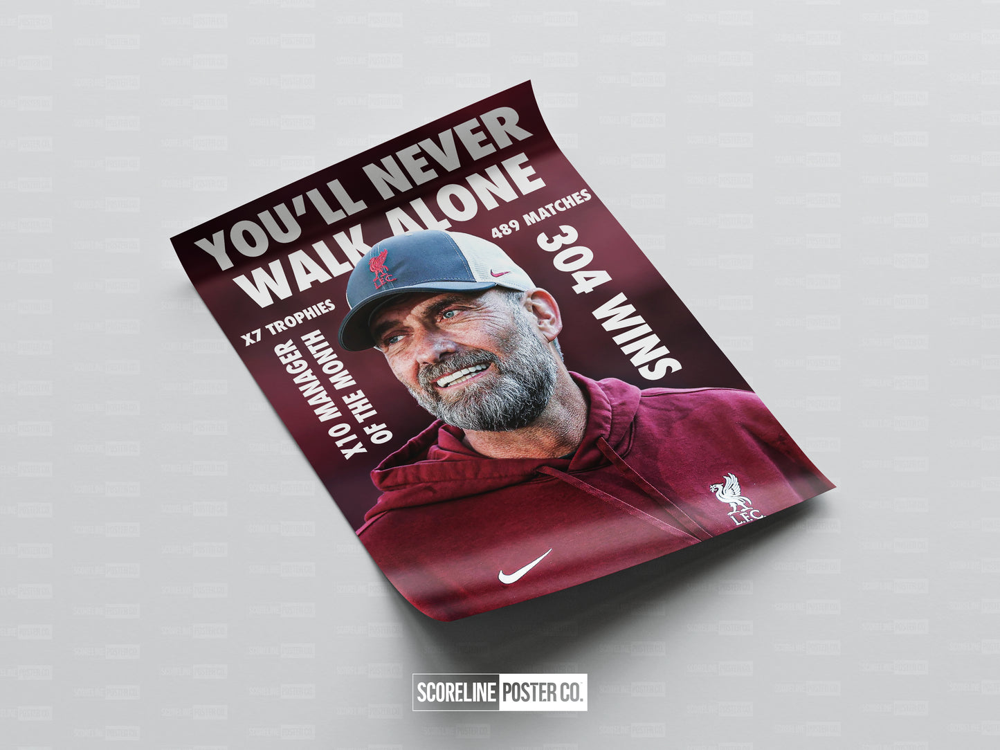 Jurgen Klopp 'Stats' Poster