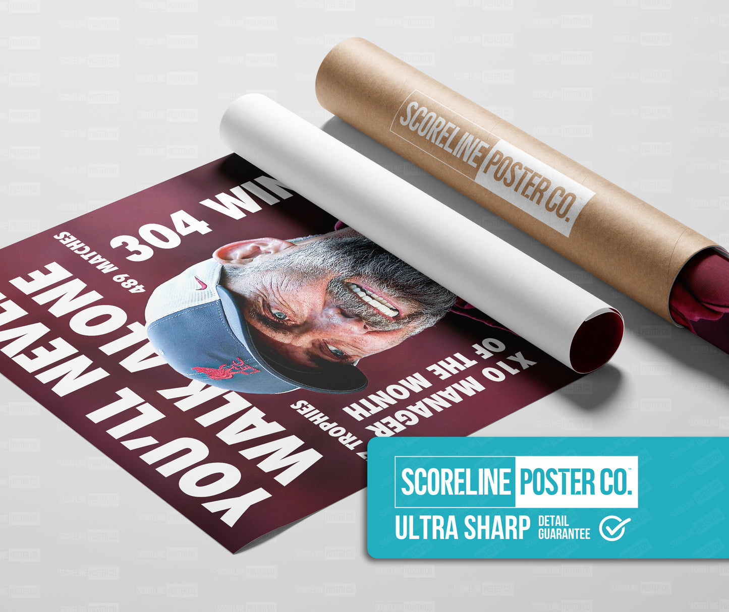 Jurgen Klopp 'Stats' Poster