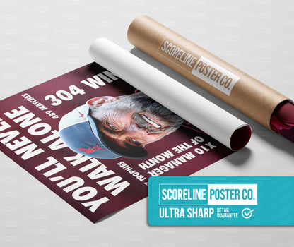 Jurgen Klopp 'Stats' Poster