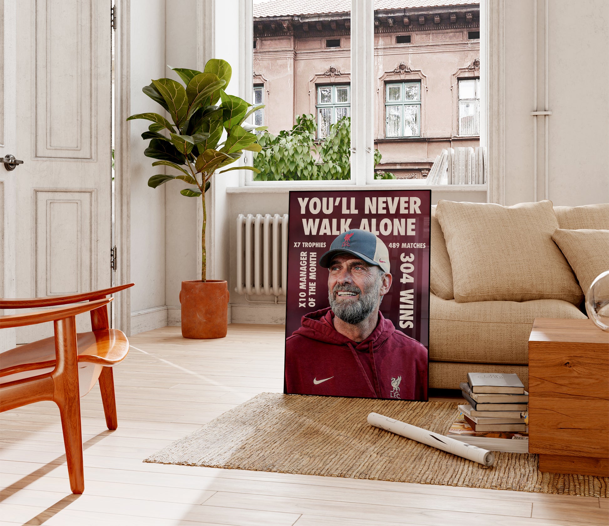 Jurgen Klopp 'Stats' Poster