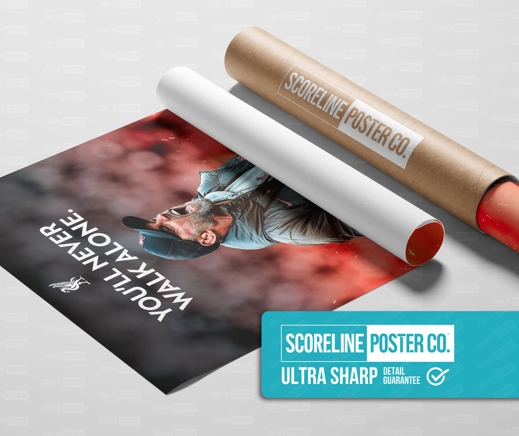 Jurgen Klopp 'YNWA' Poster