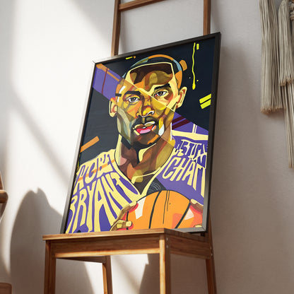 Kobe Bryant 'Abstract' Poster