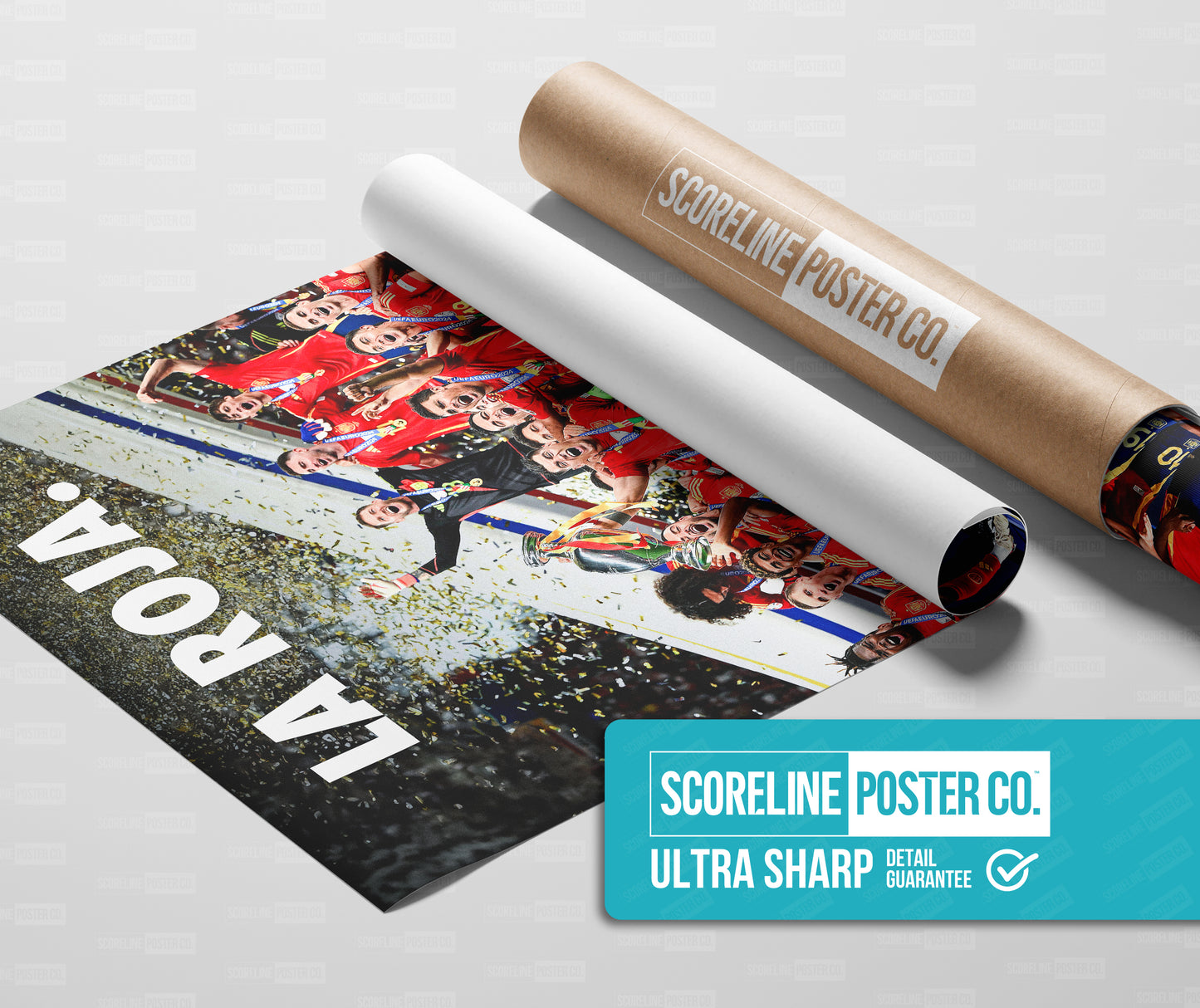 Spain Euro 2024 'La Roja' Poster