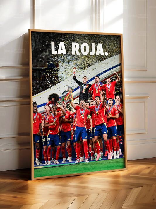Spain Euro 2024 'La Roja' Poster