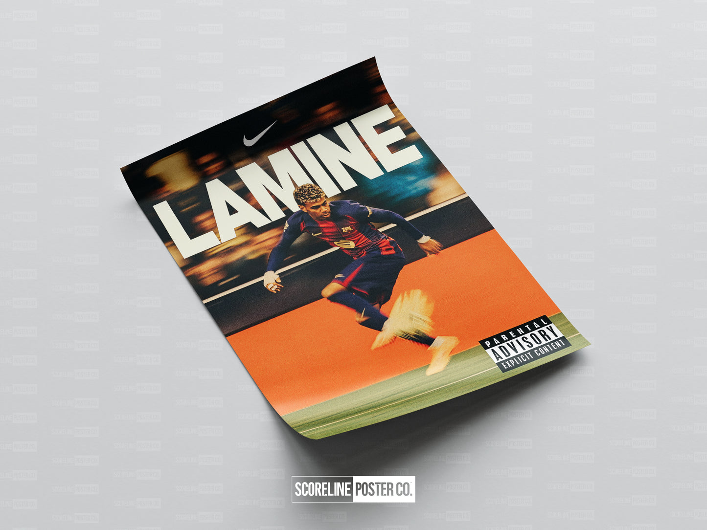 Lamine Yamal 'Parental Advisory' Poster
