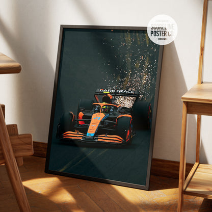 Lando Norris McLaren F1 Poster