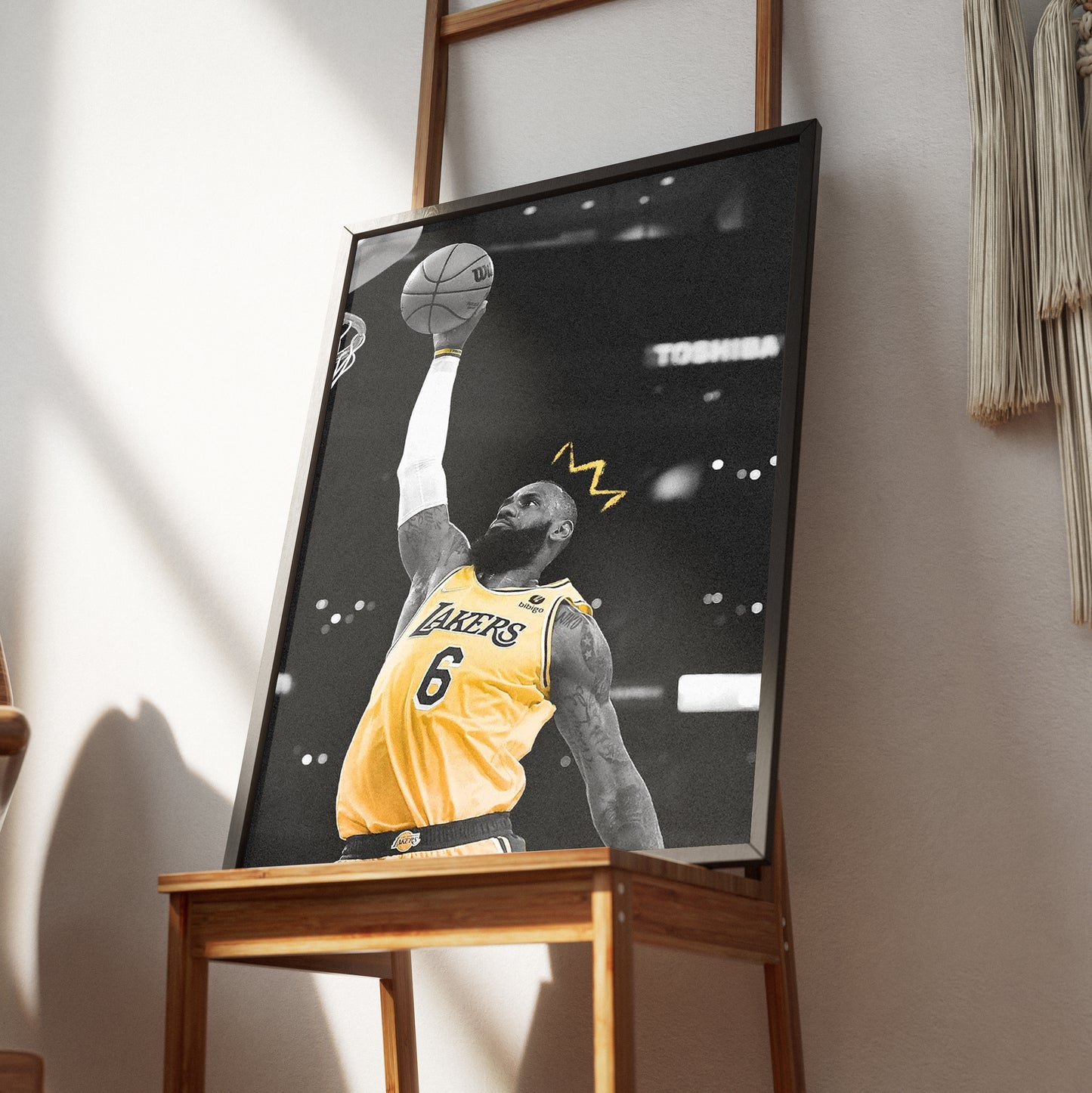 Lebron James 'King' Poster