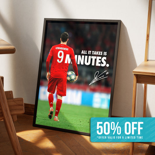 Robert Lewandowski '9 Minutes' Poster