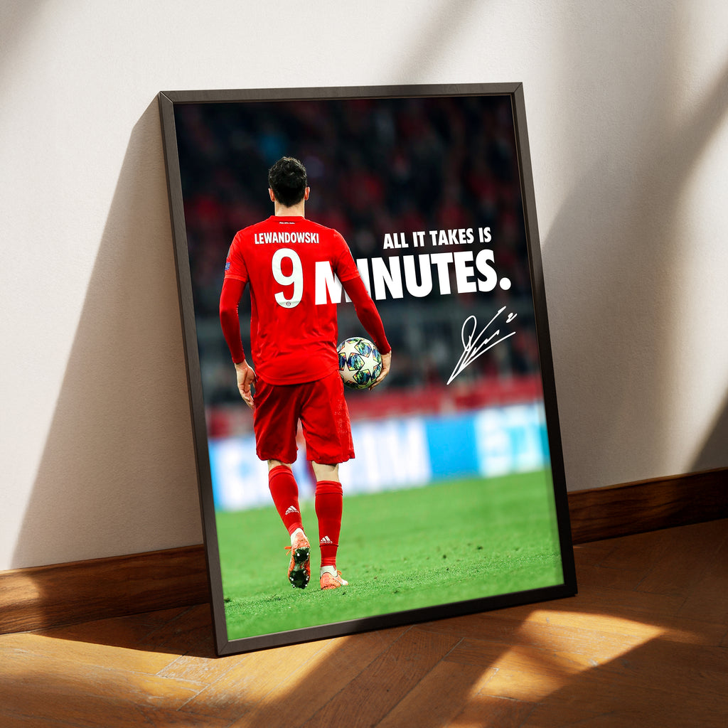 Robert Lewandowski '9 Minutes' Poster