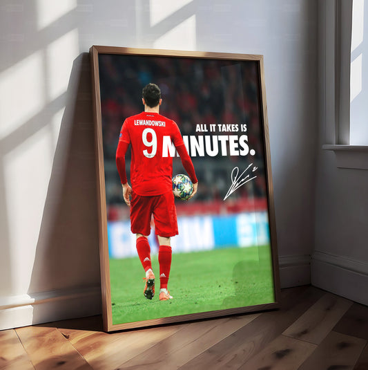 Robert Lewandowski '9 Minutes' Poster