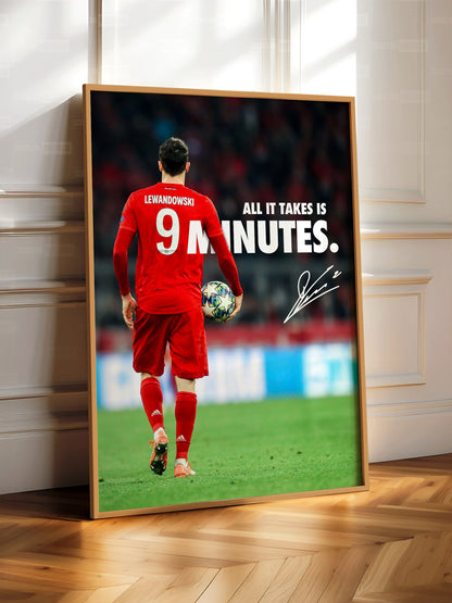 Robert Lewandowski '9 Minutes' Poster