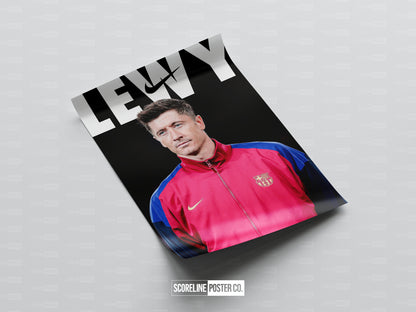 Robert Lewandowski 'Lewy' Poster