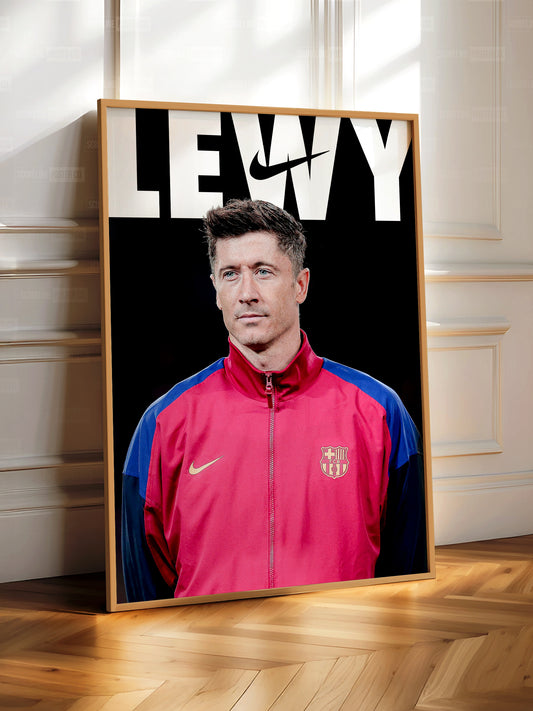 Robert Lewandowski 'Lewy' Poster